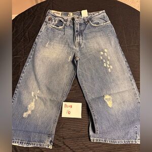 Abercrombie & Fitch Boys' Distressed Blue Jeans